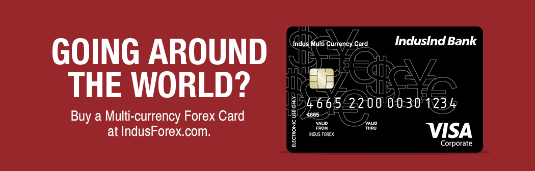 Indusind bank forex card