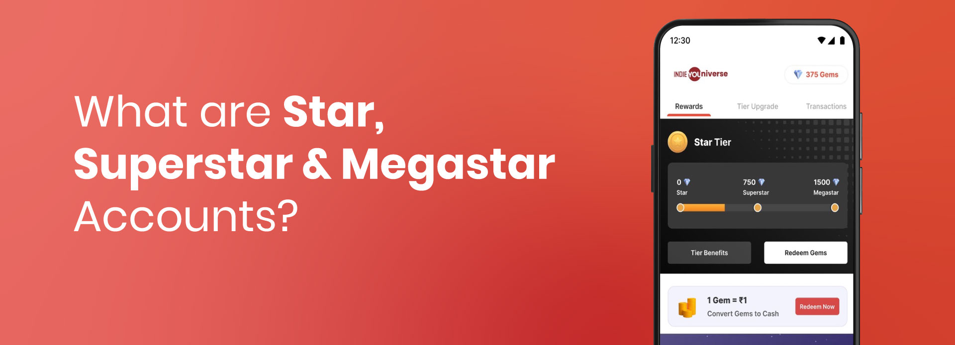 Level Up Your Savings Game: Decoding Star, Superstar, and Megastar accounts on INDIE