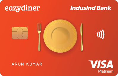 EazyDiner IndusInd Bank Platinum Credit Card