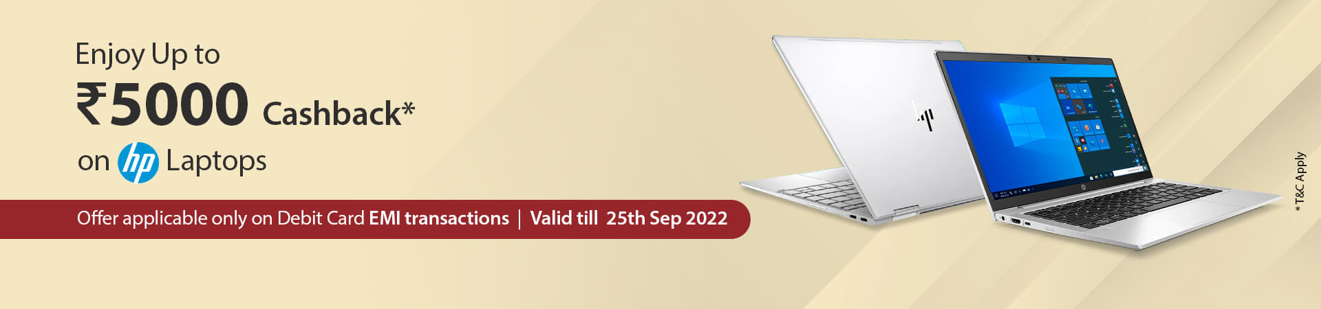 HP Offer applicable on Debit Card EMI Transactions