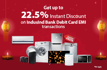Samsung: Up to 22.5% Instant Discount on Debit Card EMI