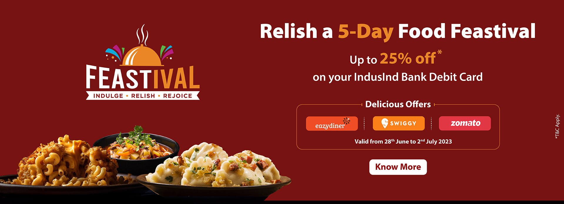 Food FEASTIVAL - IndusInd Bank