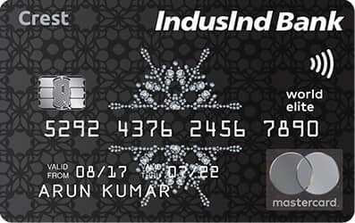 Crest Credit Card - IndusInd Bank