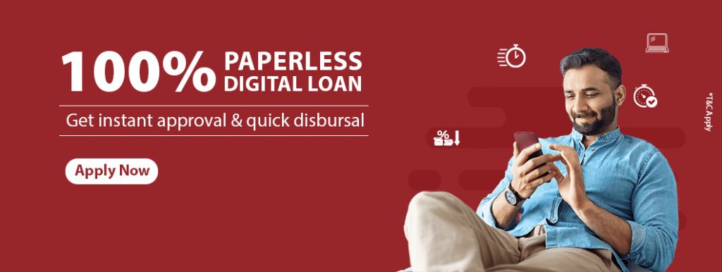 IndusInd Bank offer 100% digital personal loan application