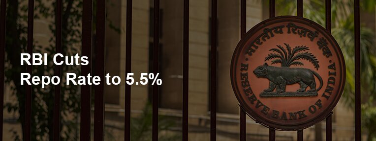 RBI Cuts Repo Rate to 5.5%