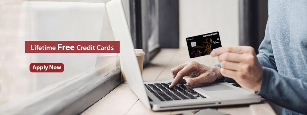 lifetime free Credit Card online on IndusInd Bank